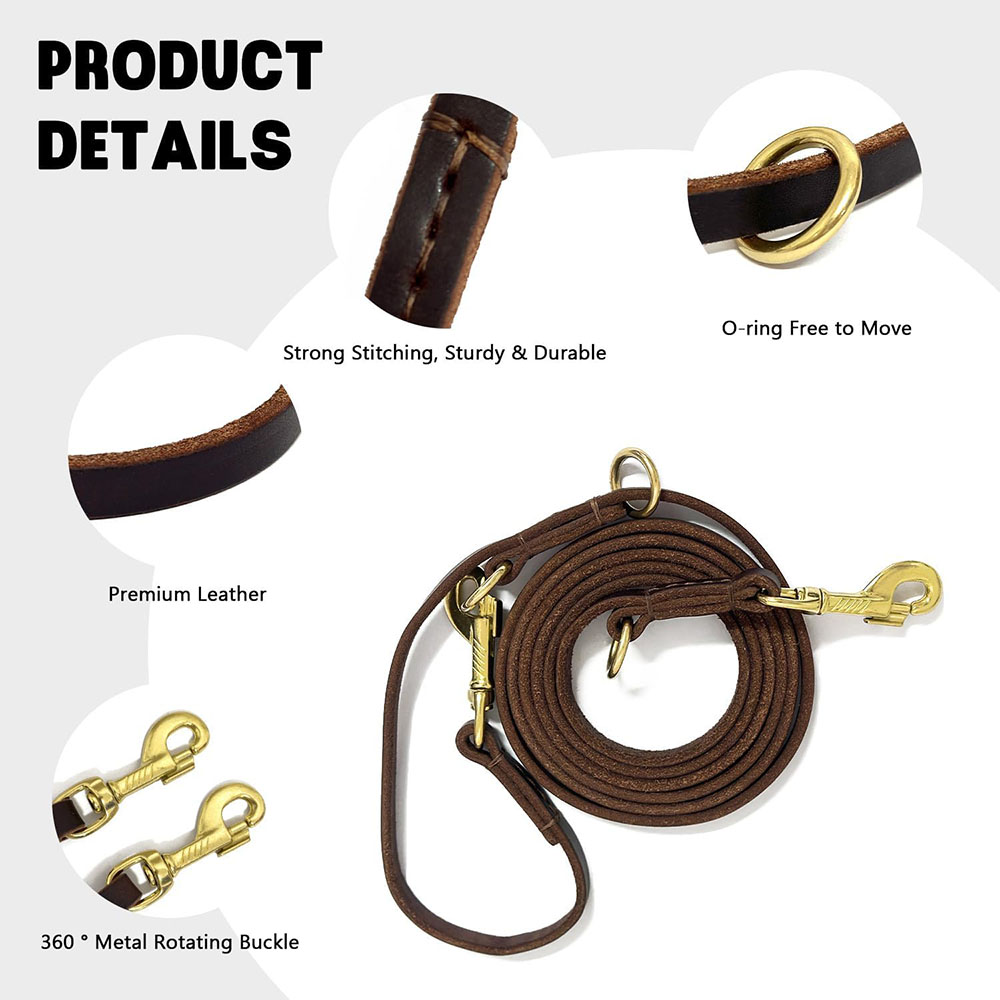 Multi Function Leather Dog Lea - Leather Strap Quick Release 리뷰 및 가격