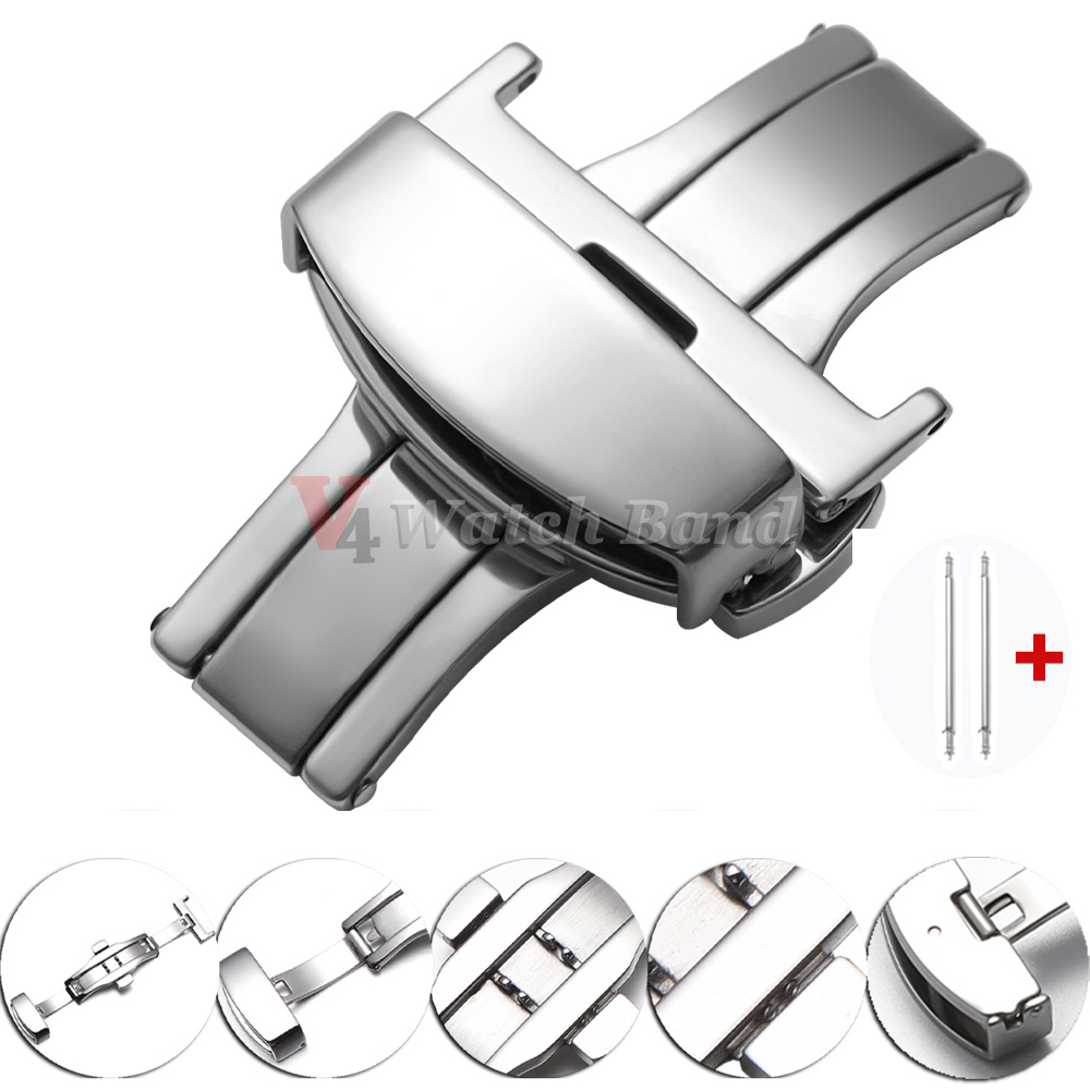 Polished Matte Double Button W - Butterfly Clasp Deployant 리뷰 및 가격