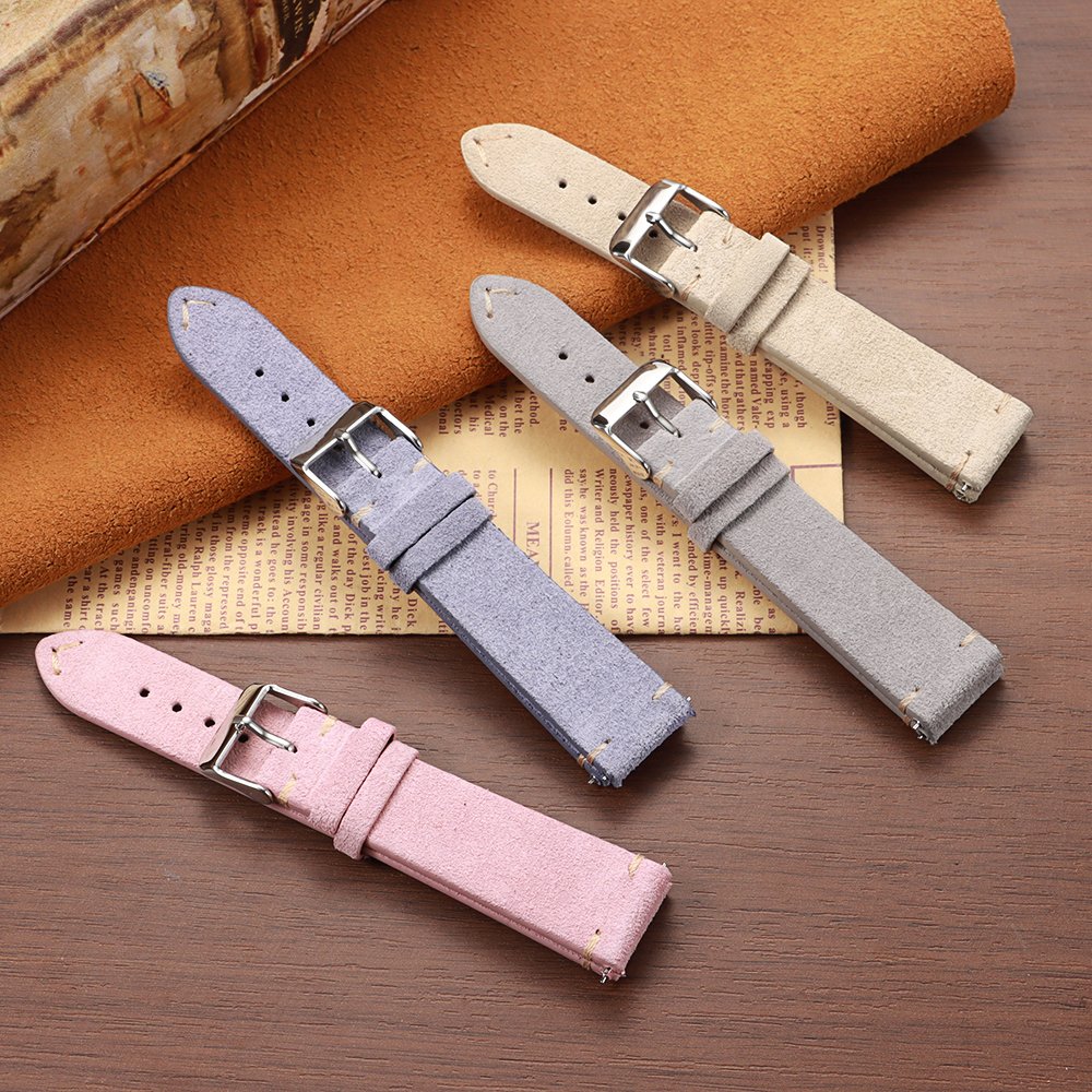 14 16 18 19 20 21 22mm Quick R - Suede Strap Watch 리뷰 및 가격