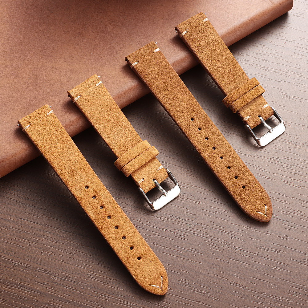 14 16 18 19 20 21 22mm Quick R - Suede Strap Watch 리뷰 및 가격