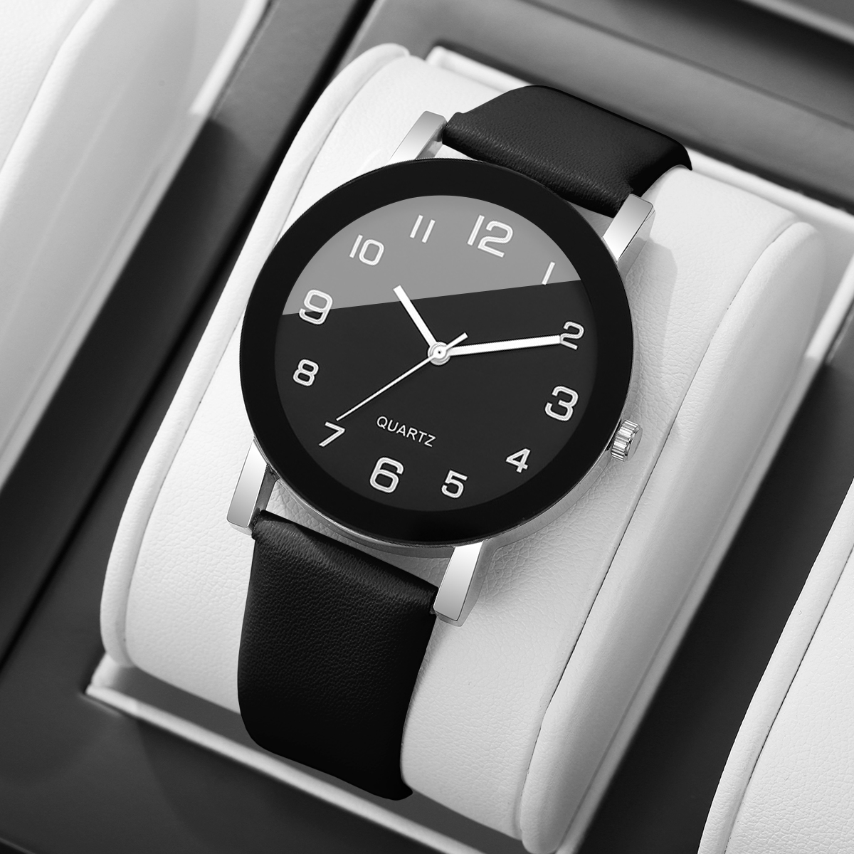 Fashion Arabic Dial  Men Quart - Leather Watch Band Men 리뷰 및 가격