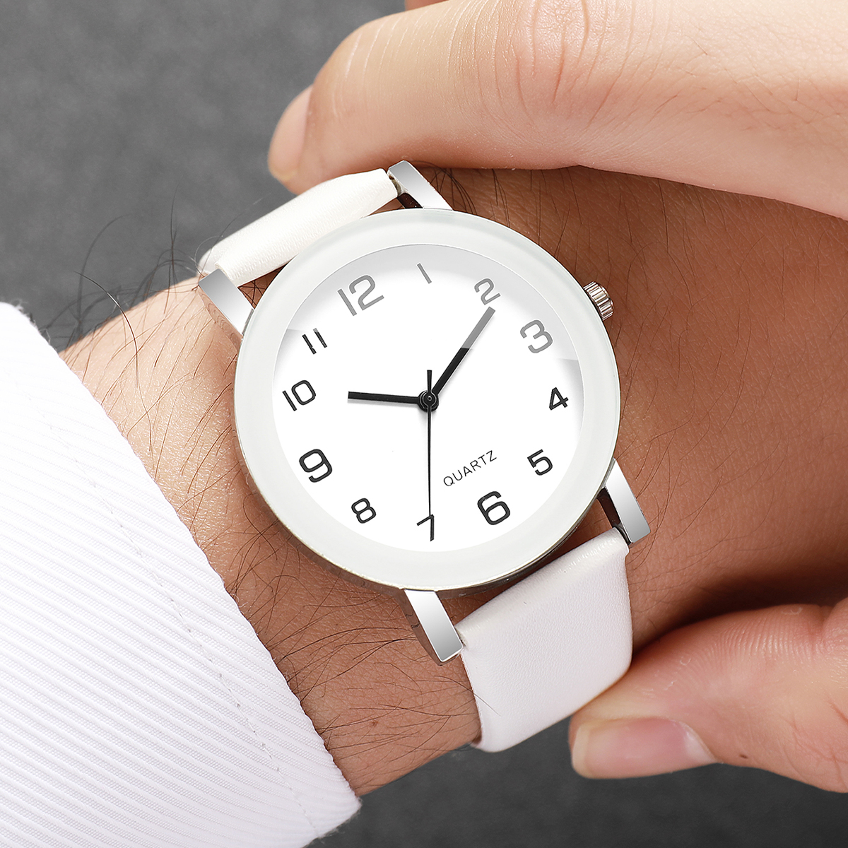 Fashion Arabic Dial  Men Quart - Leather Watch Band Men 리뷰 및 가격
