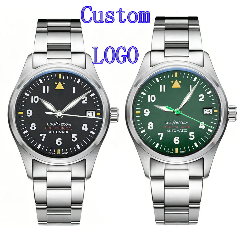 Custom LOGO 36mm 39mm Pilot Wa - Stainless Bracelet Diver 리뷰 및 가격