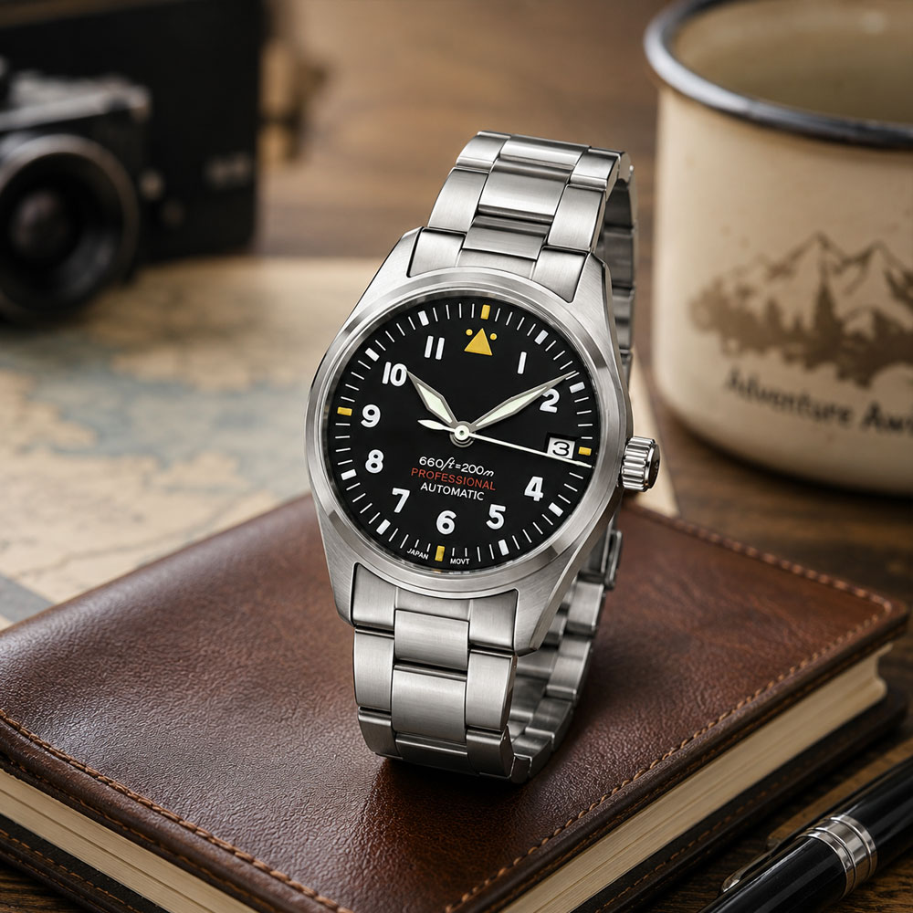 Custom LOGO 36mm 39mm Pilot Wa - Stainless Bracelet Diver 리뷰 및 가격