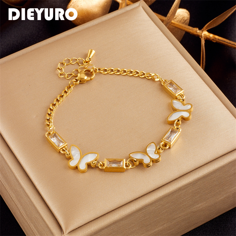 DIEYURO 316L Stainless Steel W - Butterfly Clasp Deployant 리뷰 및 가격