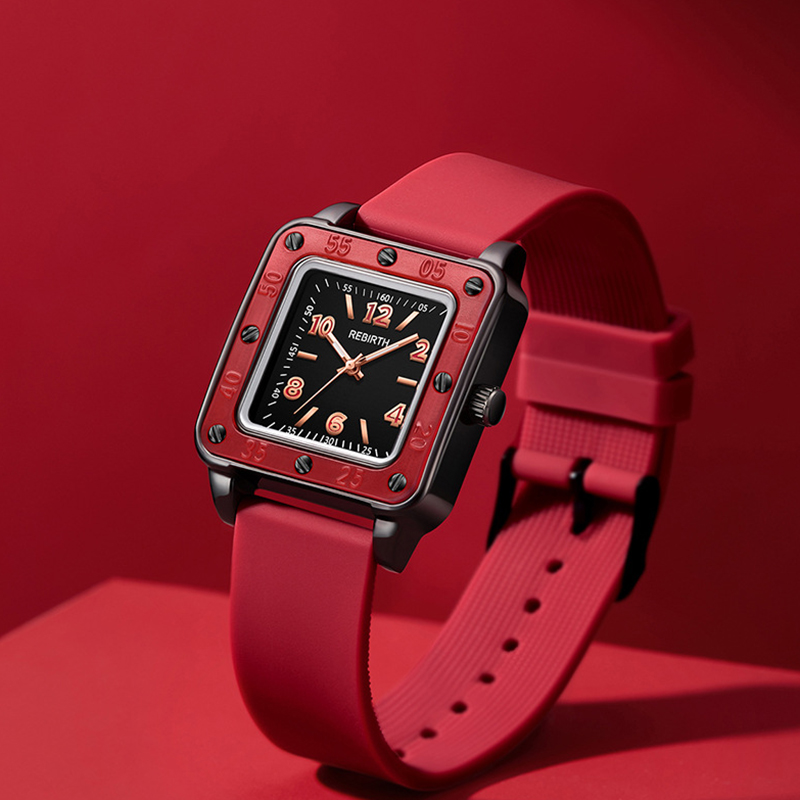 Square Silicone Band Women Wat - Silicone Band Women 리뷰 및 가격