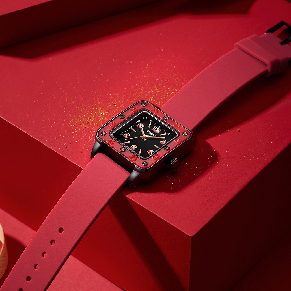 Square Silicone Band Women Wat - Silicone Band Women 리뷰 및 가격