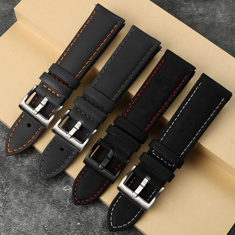 Canvas leather bottom watchban - Leather Strap Quick Release 리뷰 및 가격