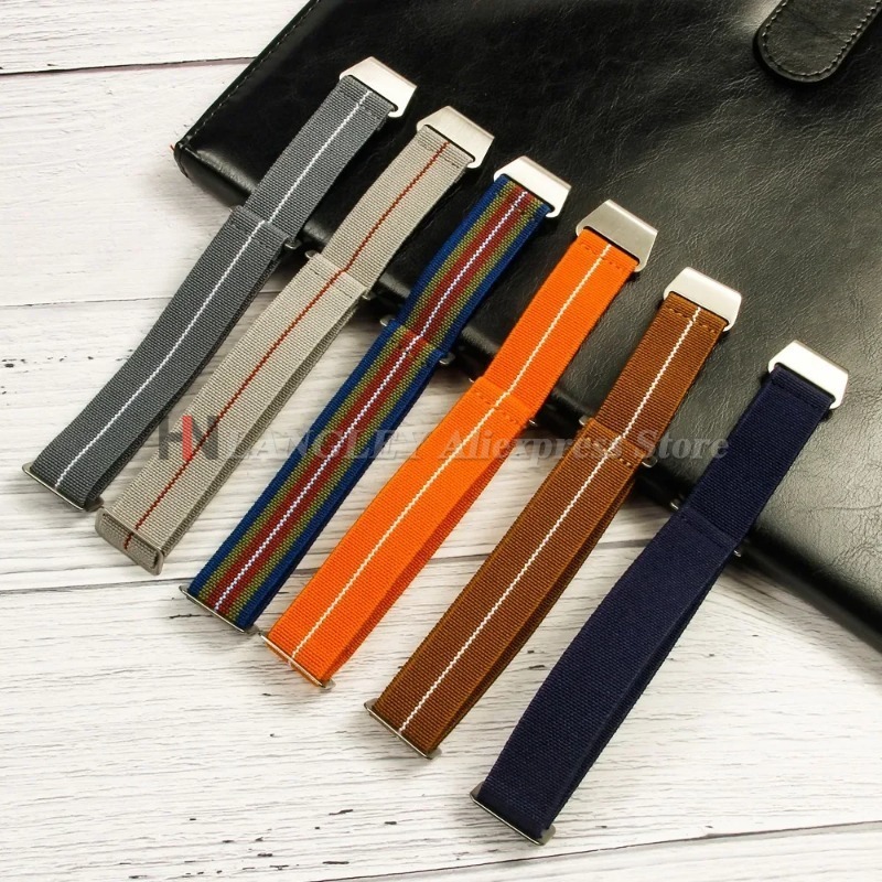Elastic Nylon Watch Band for S - Parachute Strap Elastic 리뷰 및 가격