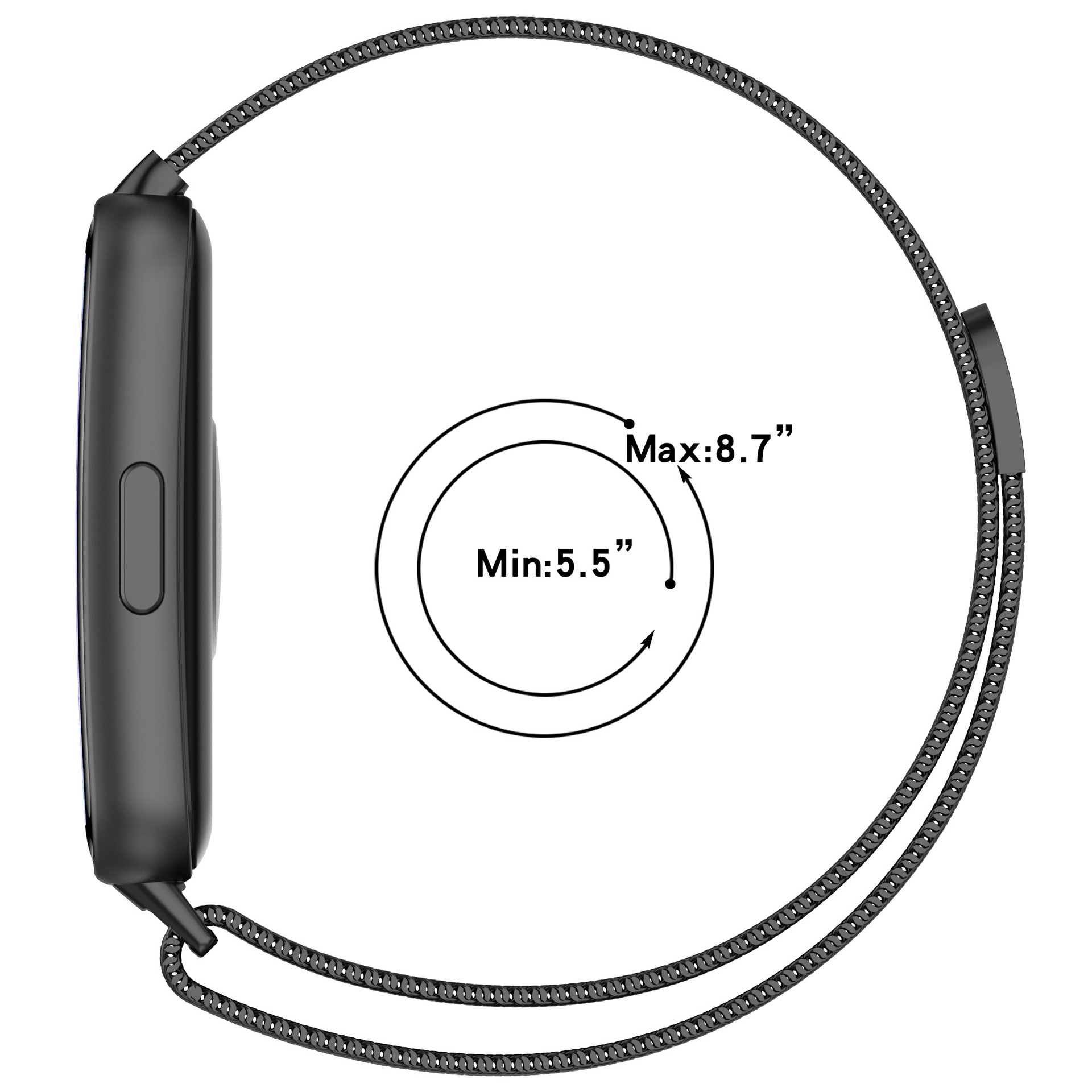 2in1 Strap Case For Huawei Ban - Milanese Loop Magnetic 리뷰 및 가격