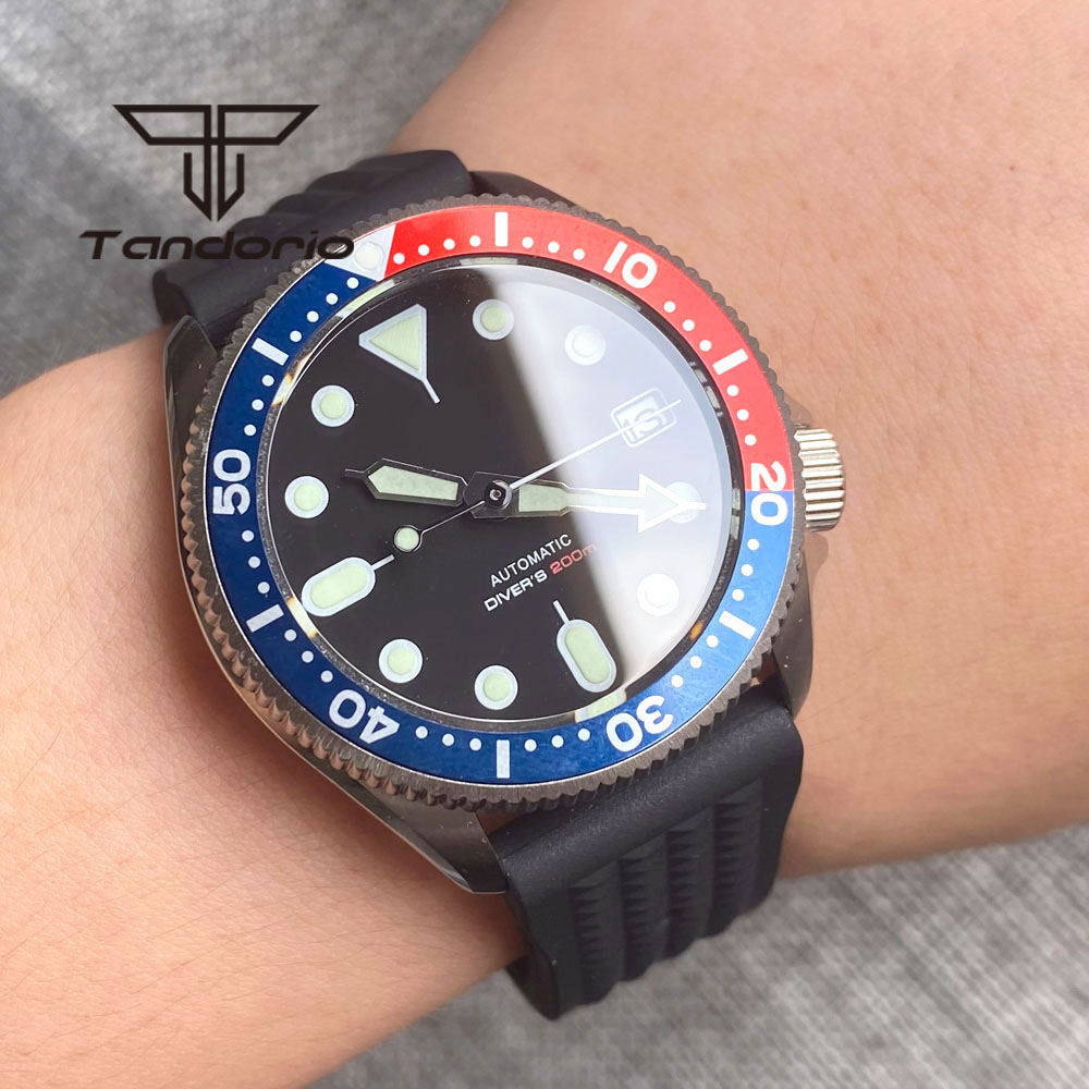 Tandorio NH35A 37mm Automatic  - Rubber Strap Diver 리뷰 및 가격
