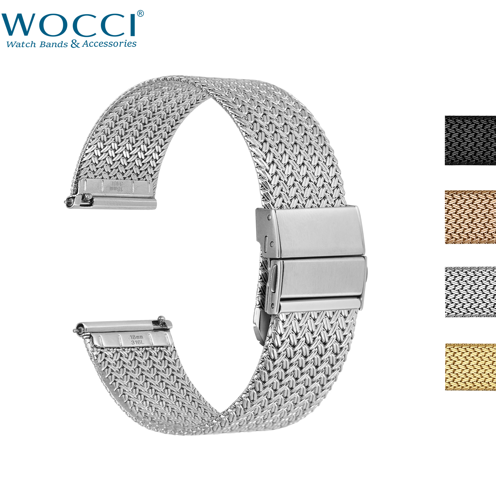 WOCCI Elite Metal Watch Band,  - Mesh Strap Metal 리뷰 및 가격