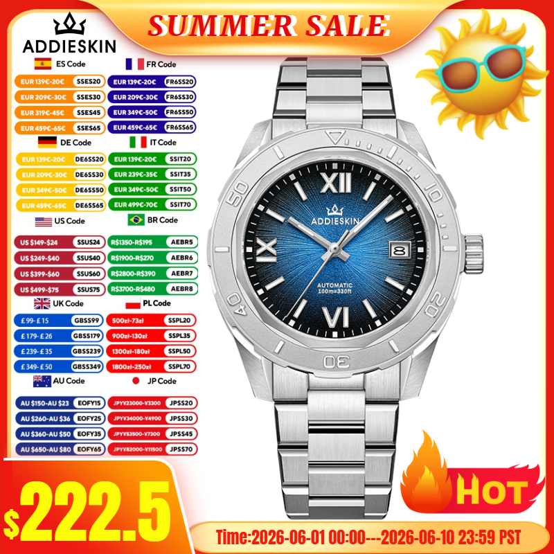 AddiesKin K002 Automatic Mecha - Stainless Bracelet Diver 리뷰 및 가격