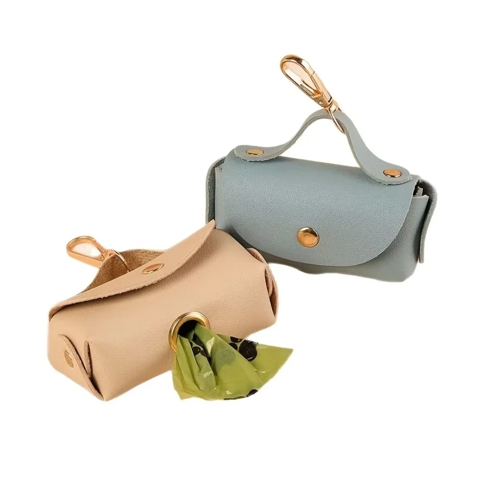 Elegant Leather Dog Poop Bag C - Leather Strap Quick Release 리뷰 및 가격
