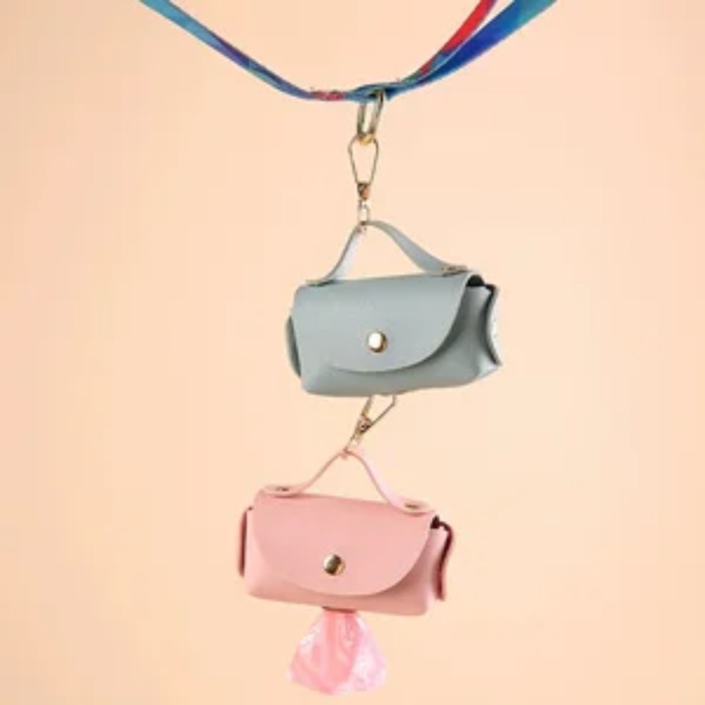 Elegant Leather Dog Poop Bag C - Leather Strap Quick Release 리뷰 및 가격