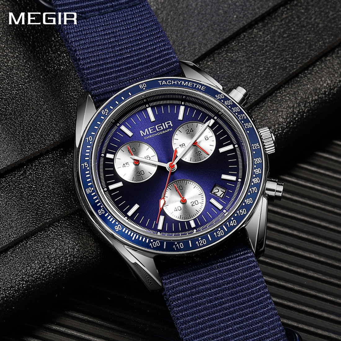 MEGIR Chronograph Canvas Strap - Canvas Strap Watch 리뷰 및 가격