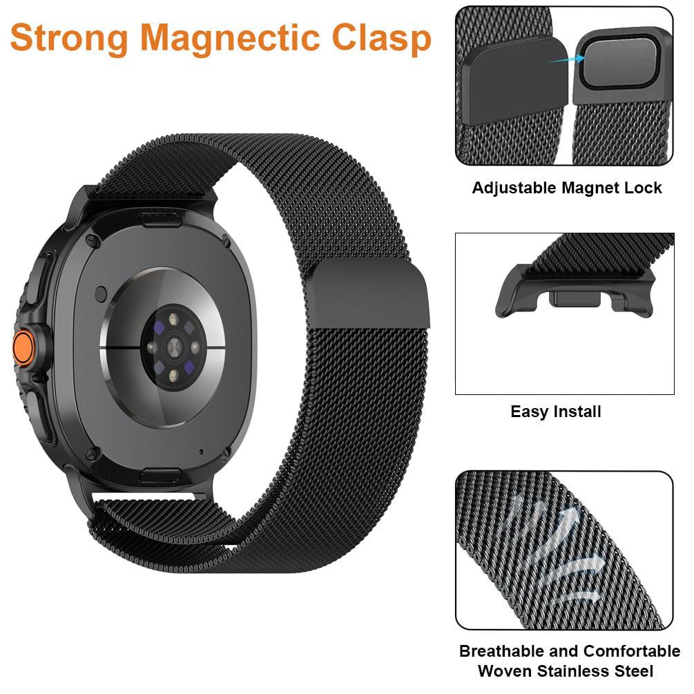 Magnetic Milanese Watch Strap  - Mesh Strap Metal 리뷰 및 가격