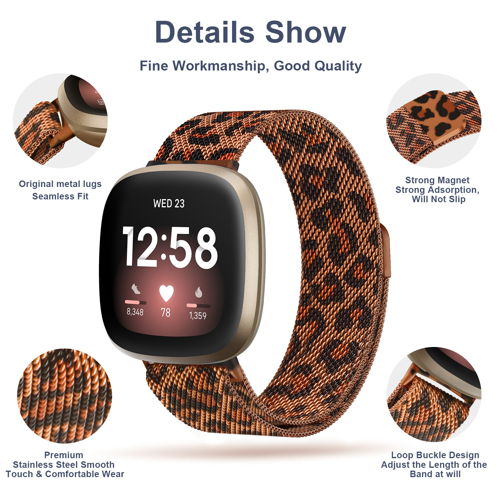 Mental Magnetic Strap for Fitb - Milanese Loop Magnetic 리뷰 및 가격