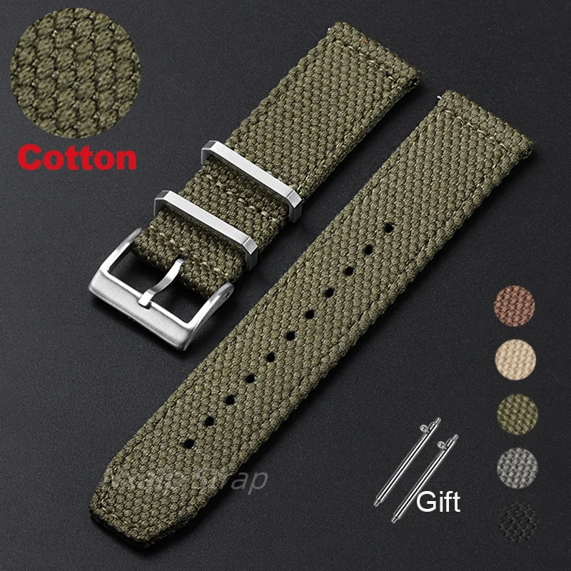 20mm 22mm Nylon Cotton Watch S - Nato Strap Nylon 리뷰 및 가격