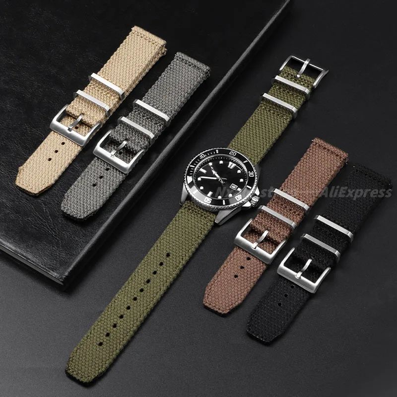 20mm 22mm Nylon Cotton Watch S - Nato Strap Nylon 리뷰 및 가격
