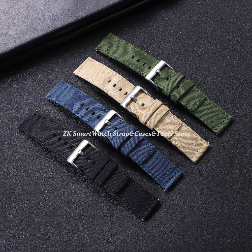 Nylon Watch Strap 20mm 22mm fo - Canvas Strap Watch 리뷰 및 가격