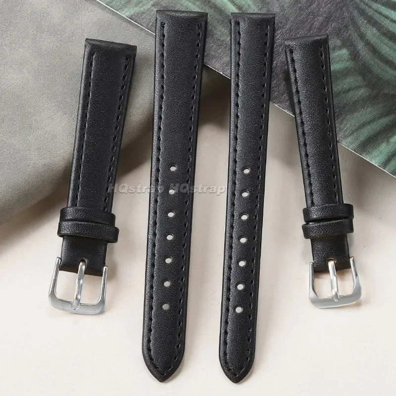 PU Leather Strap 10mm 12mm 14m - Suede Strap Watch 리뷰 및 가격