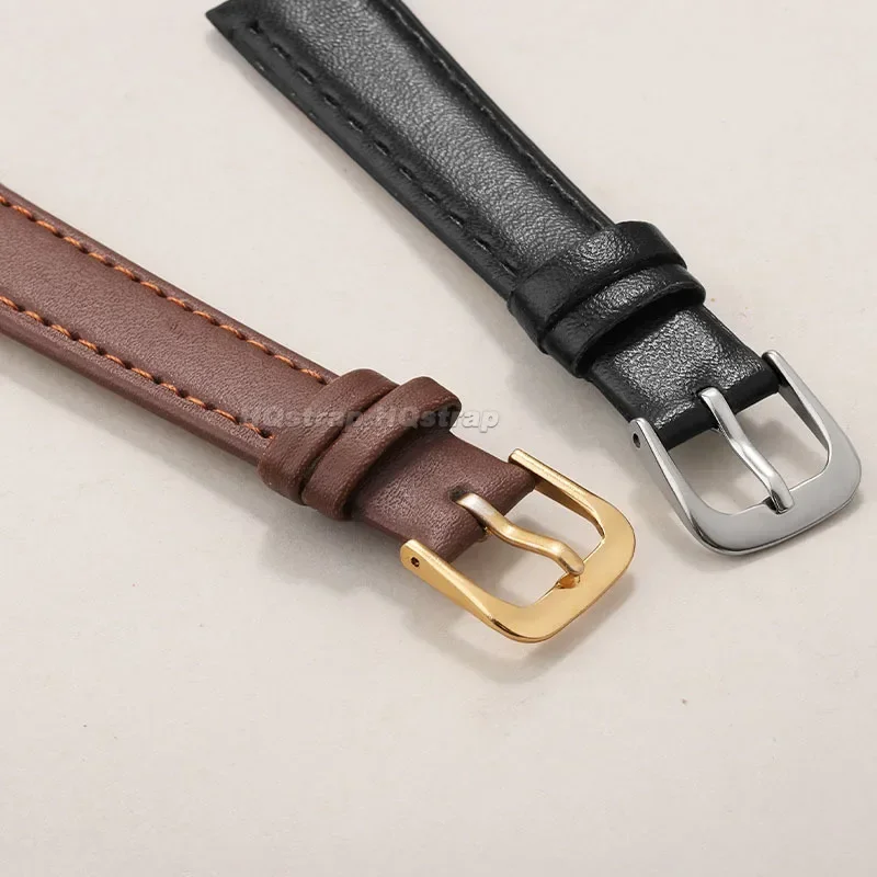 PU Leather Strap 10mm 12mm 14m - Suede Strap Watch 리뷰 및 가격