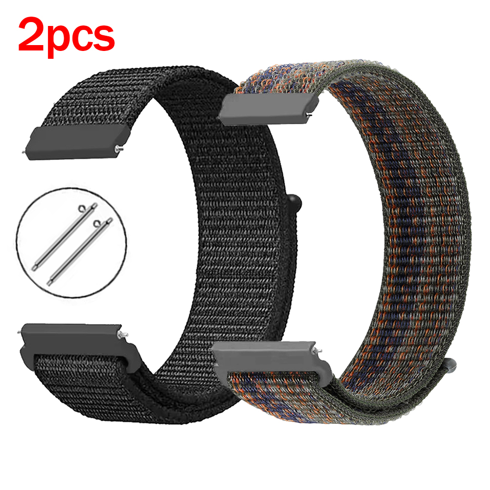 2Pcs 22mm Nylon Sport Strap Fo - Sport Loop Velcro 리뷰 및 가격