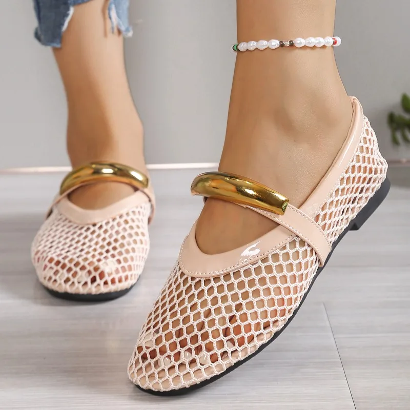 Women's Breathable Summer Roun - Mesh Strap Metal 리뷰 및 가격