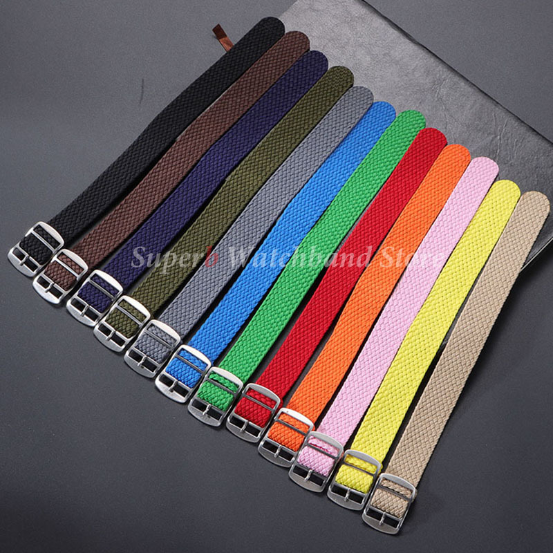 Nylon Woven Canvas Watch Band  - Perlon Strap Woven 리뷰 및 가격