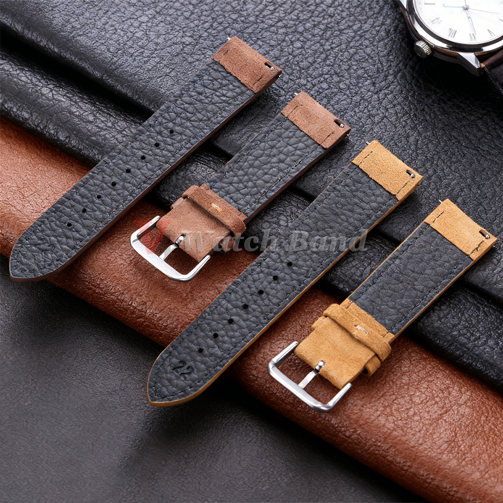 18/19/20/22mm Watch Band Genui - Suede Strap Watch 리뷰 및 가격