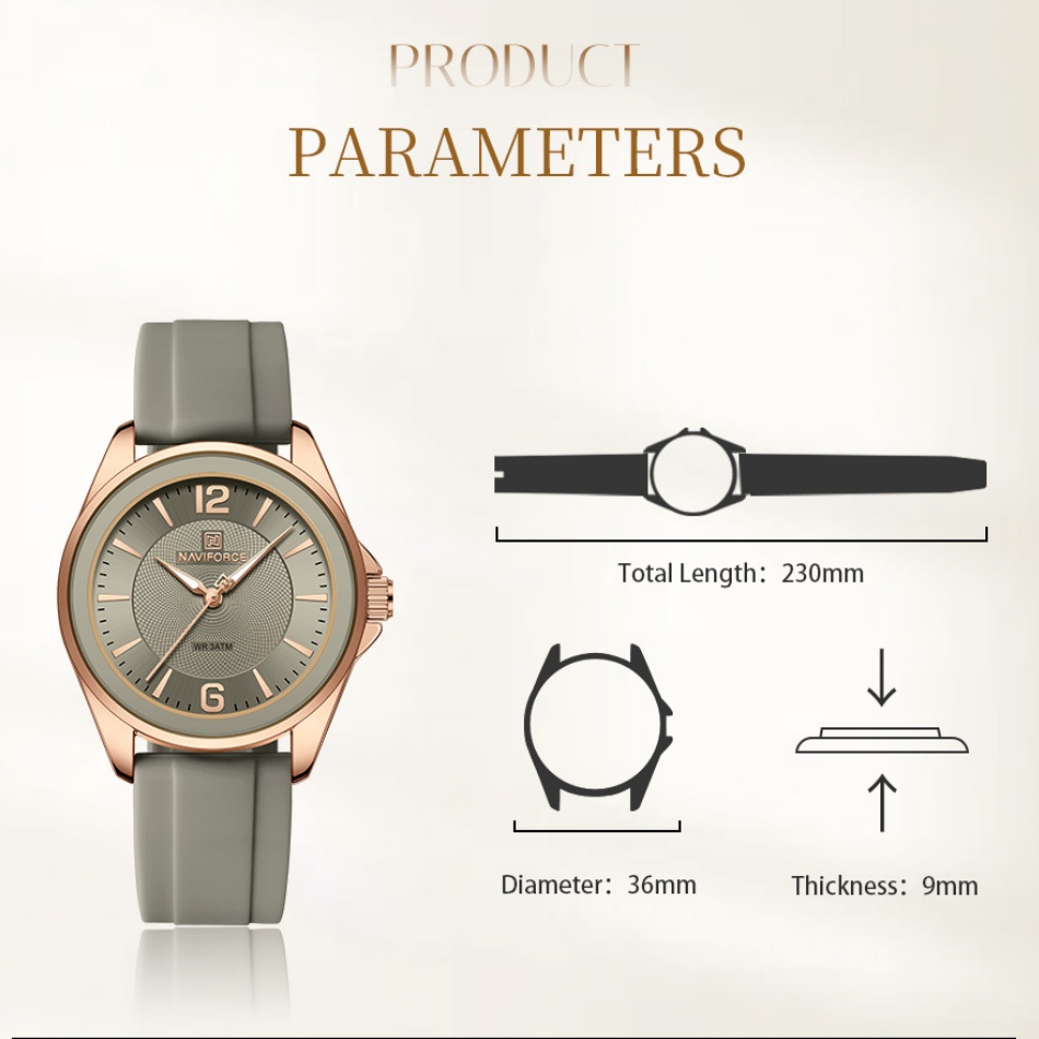 New Style NAVIFORCE Women's Wa - Silicone Band Women 리뷰 및 가격