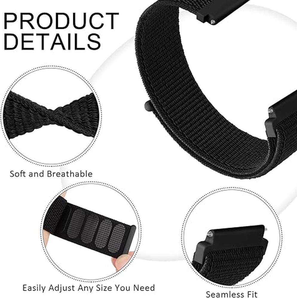 Nylon Breathable Loop Watchban - Sport Loop Velcro 리뷰 및 가격