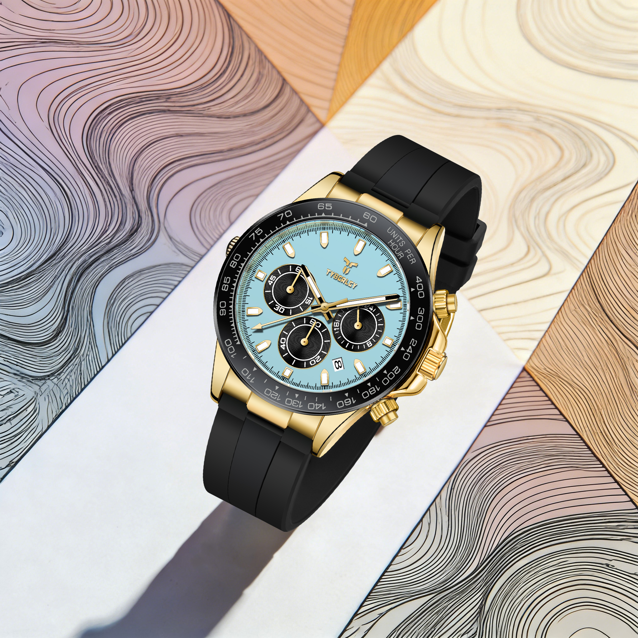 TYBERLEY Sophisticated Eleganc - Rubber Strap Diver 리뷰 및 가격