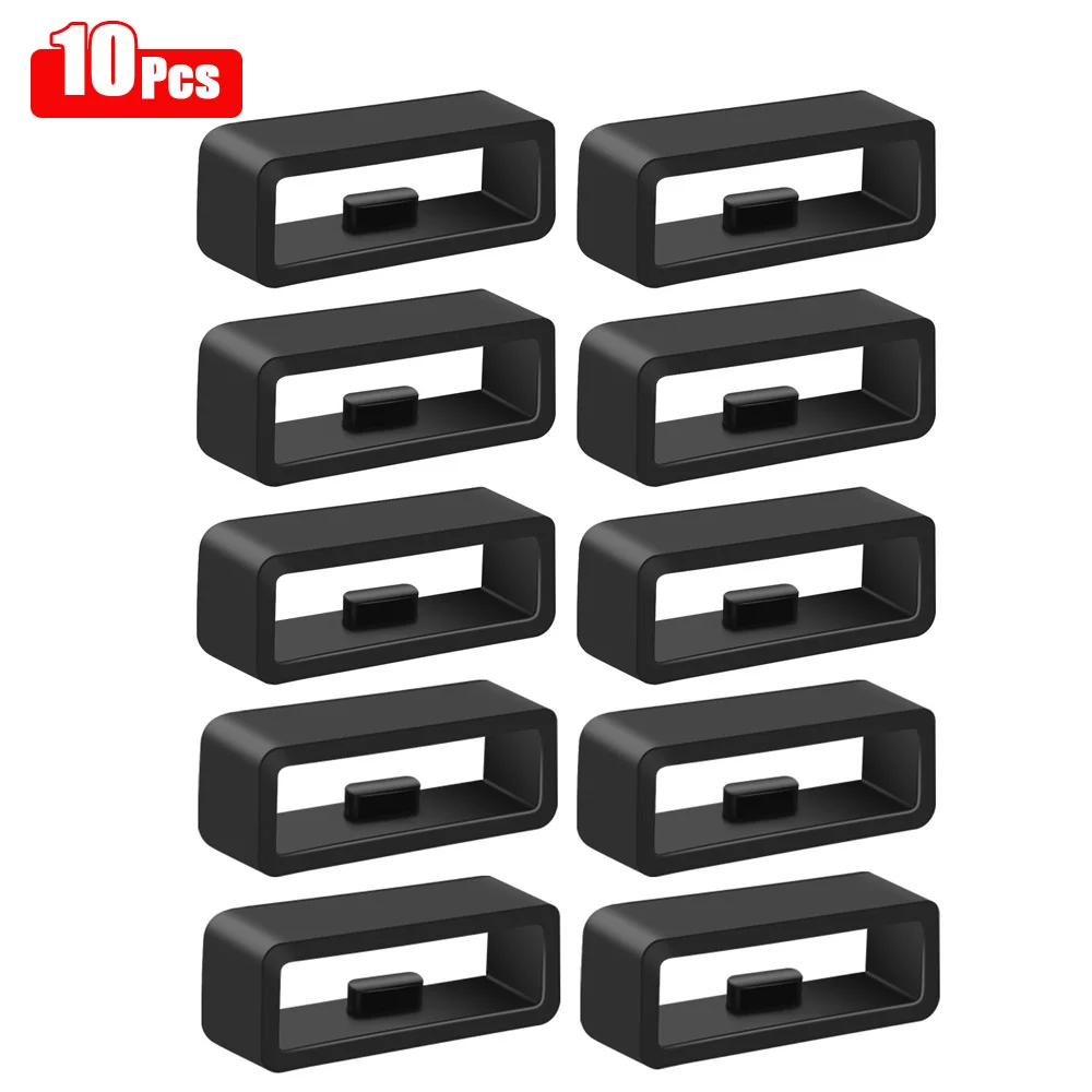 10pcs/5pcs/4pcs Black White Wa - Silicone Watch Band 22Mm 리뷰 및 가격