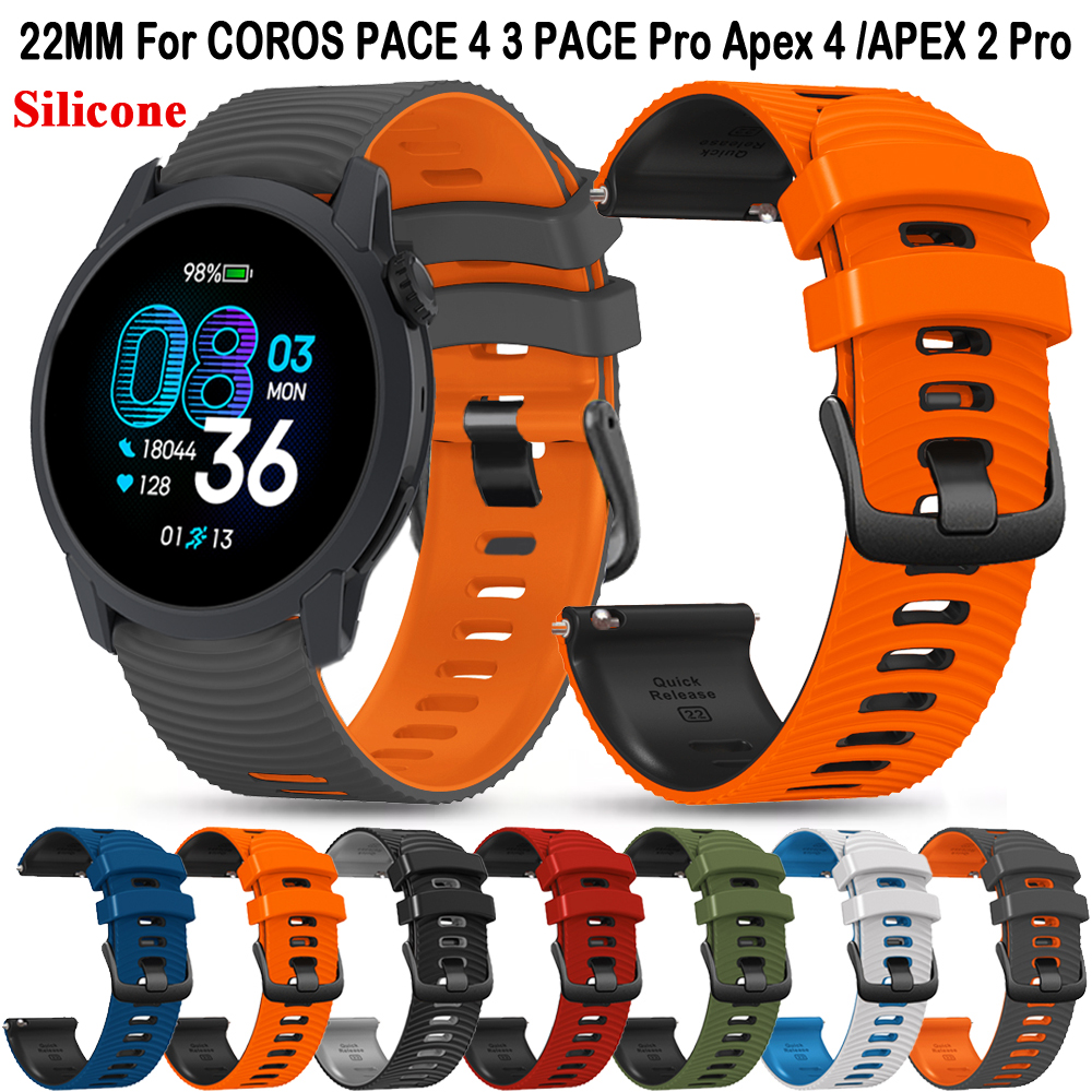 For COROS Apex 4 42mm/APEX 2 P - Silicone Watch Band 22Mm 리뷰 및 가격