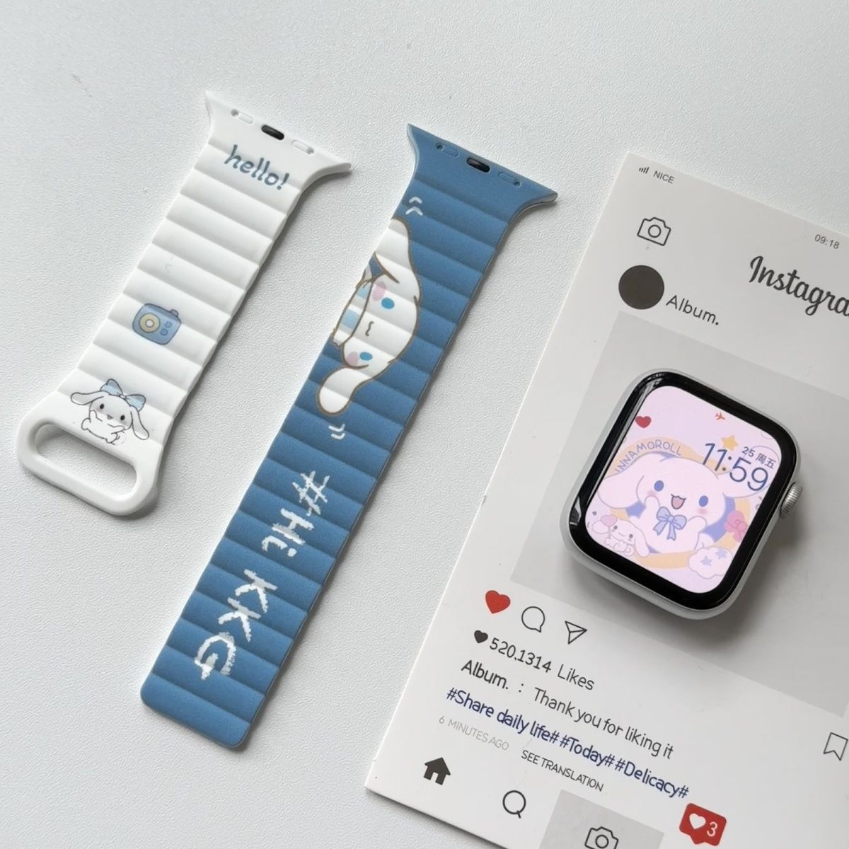 Anime Sanrio Hello Kitty Kurom - Silicone Band Women 리뷰 및 가격