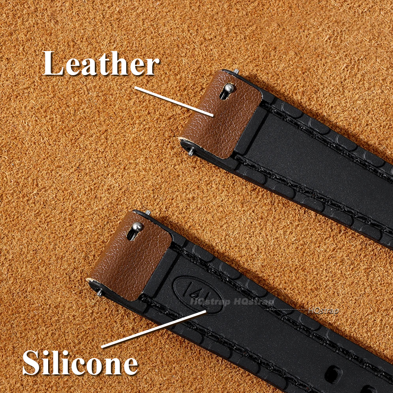 Ultra-thin Leather Watch Band  - Leather Strap Quick Release 리뷰 및 가격