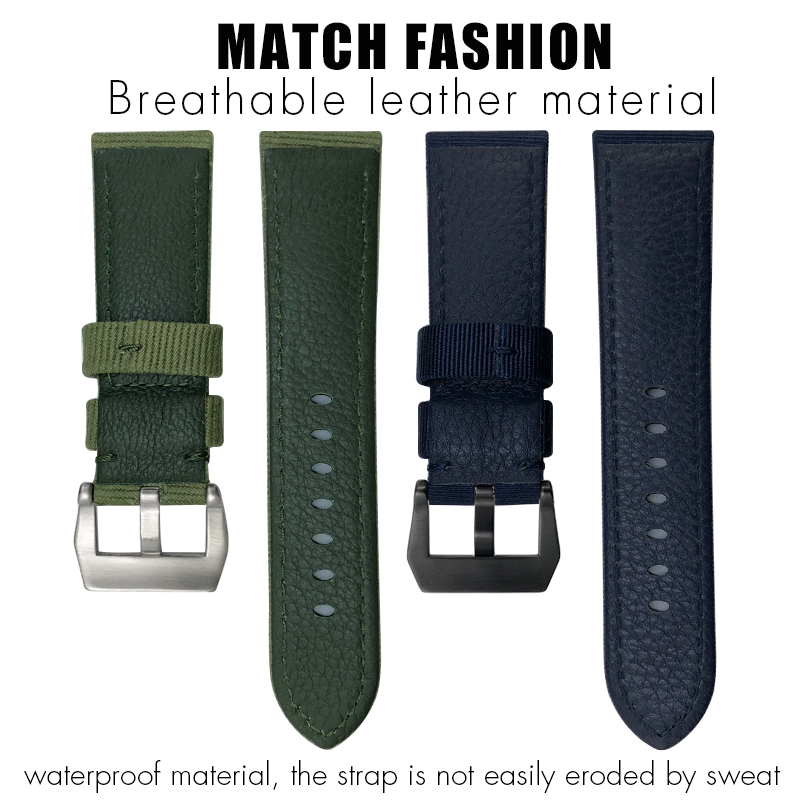 for Panerai 24mm New Nylon Wat - Canvas Strap Watch 리뷰 및 가격