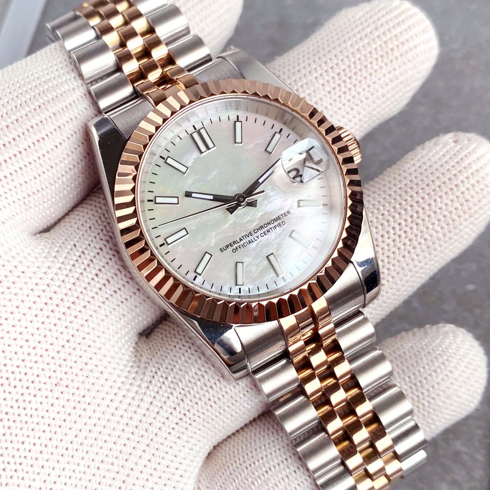 Customized two tone rose gold  - Stainless Bracelet Diver 리뷰 및 가격