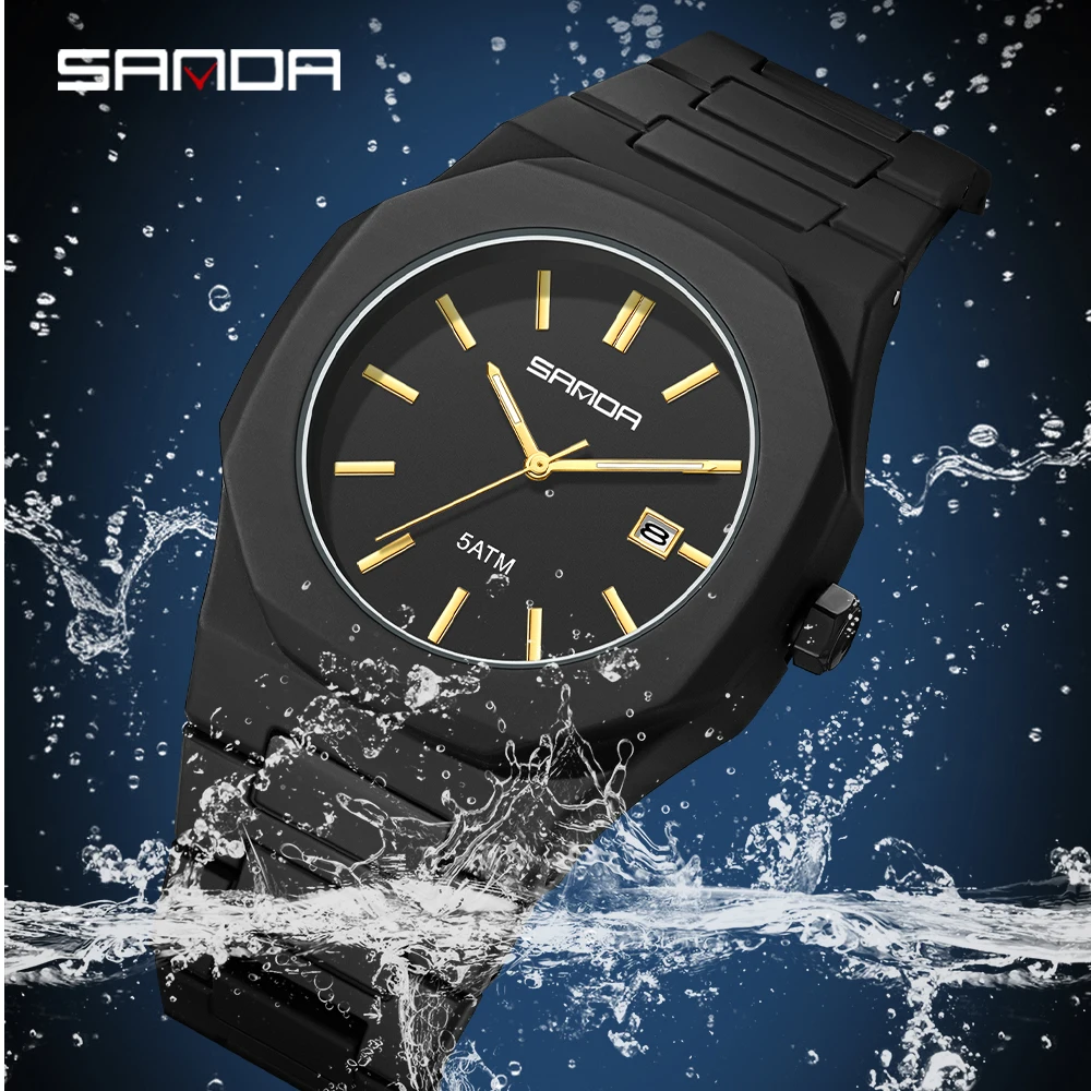 2025 SANDA Fashion Men's and W - Rubber Strap Diver 리뷰 및 가격