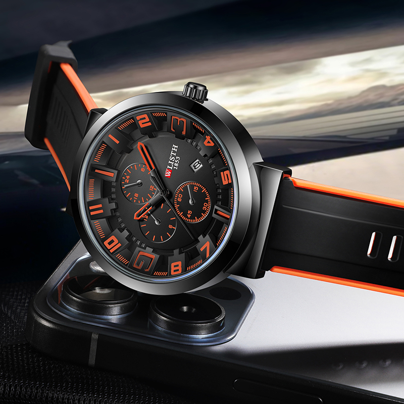WLISTH Retro Men's Watches Spo - Leather Watch Band Men 리뷰 및 가격
