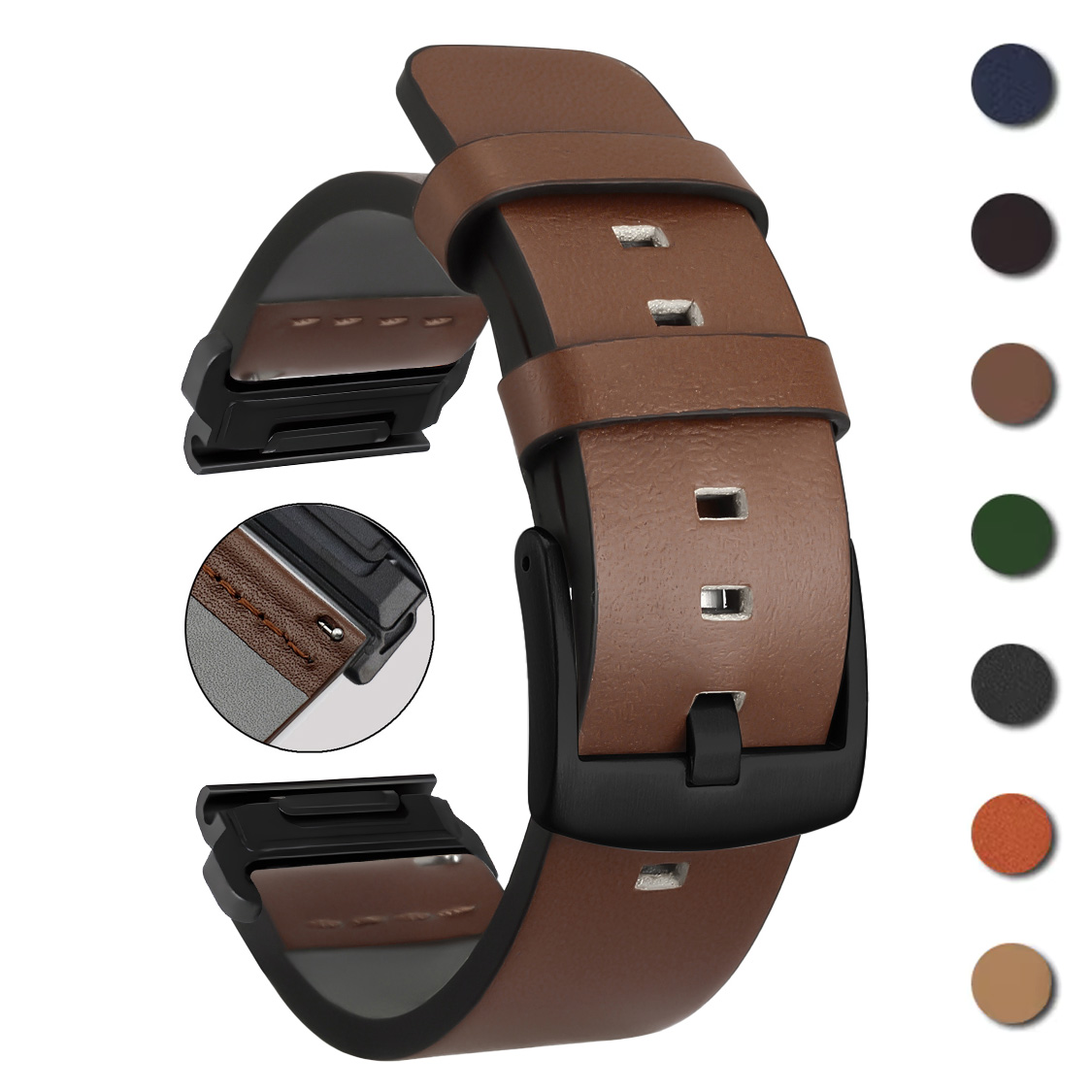 26mm 22mm Quick Fit Strap For  - Leather Strap Quick Release 리뷰 및 가격