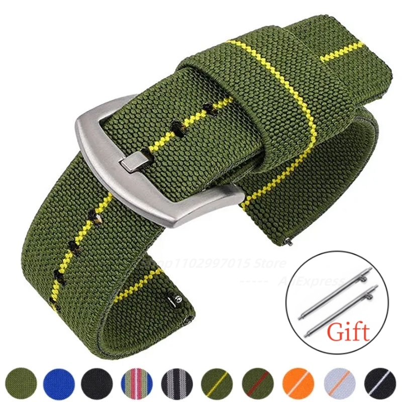 Nylon Watch Band 18mm 20mm 22m - Nato Strap Nylon 리뷰 및 가격