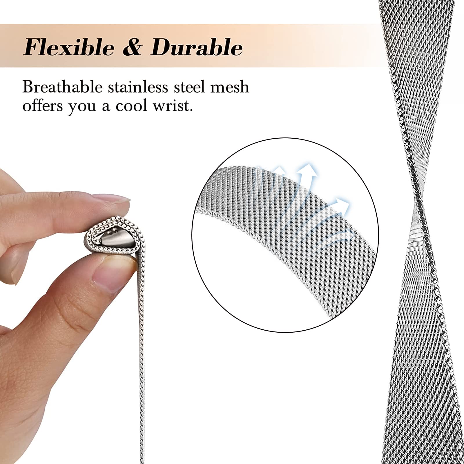 Milanese loop For fitbit charg - Milanese Loop Magnetic 리뷰 및 가격