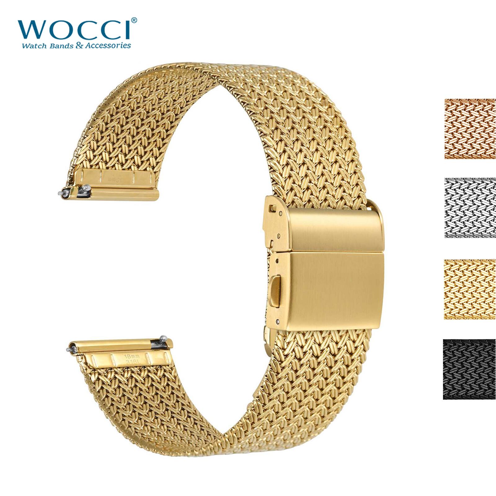 WOCCI Metal Watch Bands 316L S - Mesh Strap Metal 리뷰 및 가격