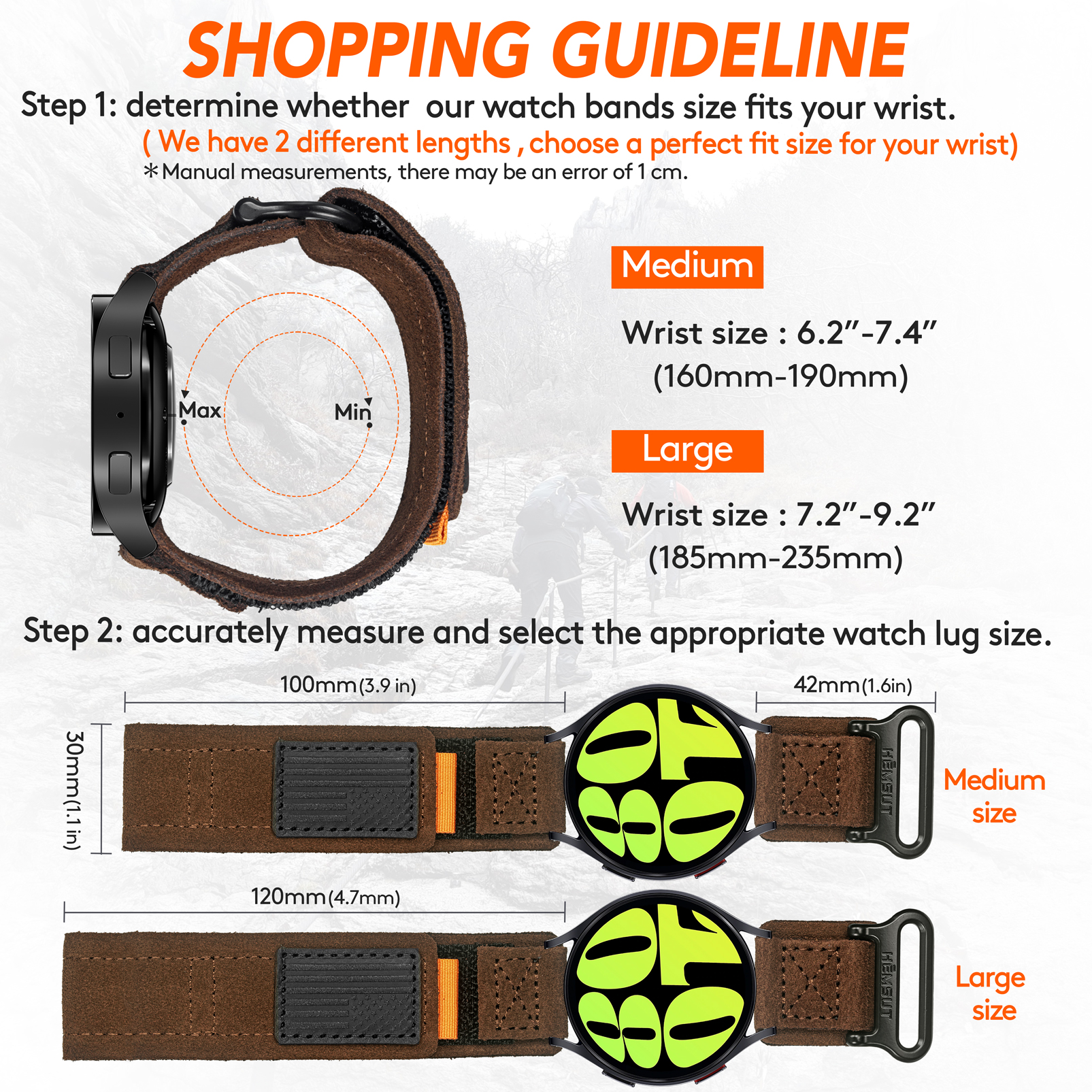 Hemsut Suede Leather Watch Str - Suede Strap Watch 리뷰 및 가격