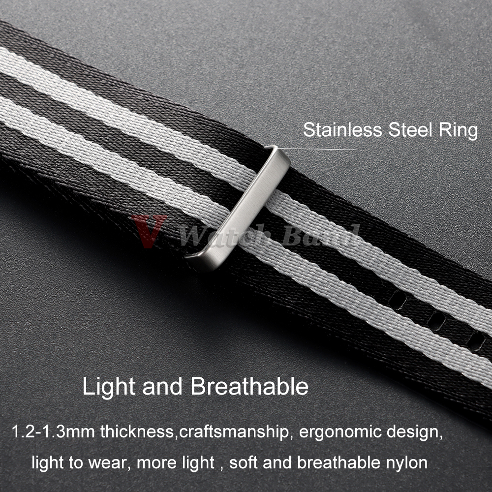 XL Super Long Size 330mm Nylon - Perlon Strap Woven 리뷰 및 가격