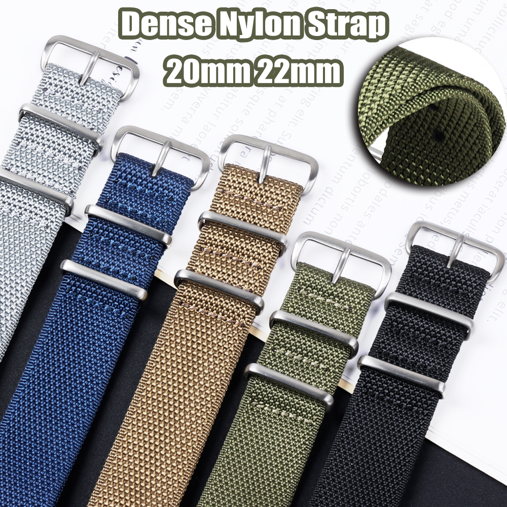 Dense Nylon Strap 20mm 22mm Wo - Perlon Strap Woven 리뷰 및 가격