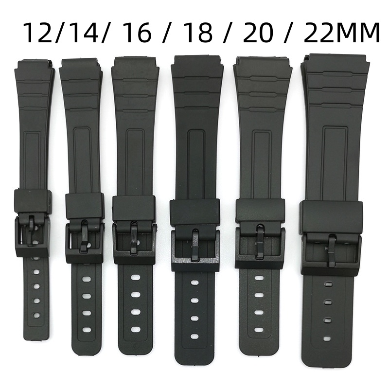 12 /14/16/18/20/22mm For CASIO - Rubber Strap Diver 리뷰 및 가격
